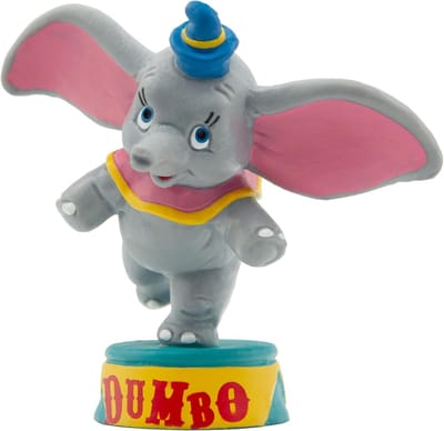 Bullyland 12436 – Speelfiguur Disney Dumbo – levensecht en detailrijk vormgegeven – ideaal als taartfiguur, verzamelobject of vrolijk cadeau voor kinderen vanaf 3 jaar