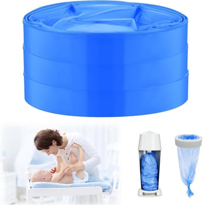Refill Pack van 3 Geurloze Luiertassen met Dikke Wand en Uitstekende Sluiting voor Diverse Luiertassen