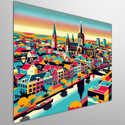 Kunstprint | Wanddecoratie | Dibond | 30 × 30 cm