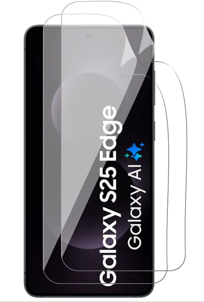 Screenprotector geschikt voor Samsung Galaxy S25 Edge - 2x FlexGuard Screen Protector