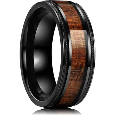Mode 8mm Heren RVS Ringen Inleg Galaxy Stijl Paarse Abalone Schelp Ringen Voor Mannen Trouw Verlovingsband Sieraden Cadeau 13 gray