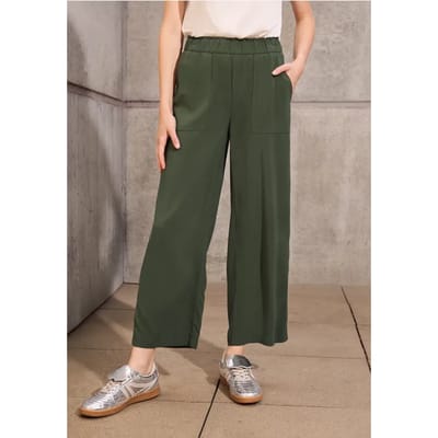 Culottes in effen kleur