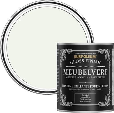 Rust-Oleum Gebroken wit Meubelverf Hoogglans - Gestoomde Melk 750ml