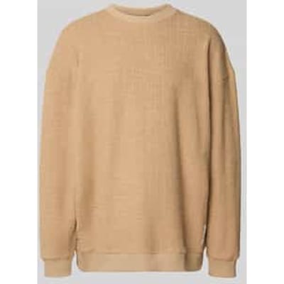 Oversized sweatshirt met logopatch