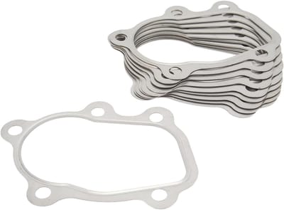 Dailygoods- Turbo Pakking Perfecte Vervanging - 10 Stks - Roestvrij Staal - Eenvoudig te Installeren - Voor Garrett T25/T28 - Voor Silvia 200SX S13/S14 - Turbocompressorpakking