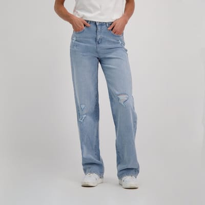Cars Jeans Bry Denim Destroyed Bleach Taille: W30L33 | Jeans Outlet | Femme | Bleu