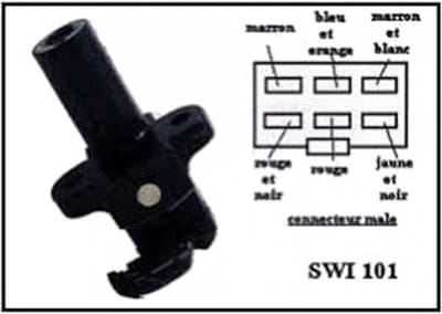 Neiman-contactslot met sleutel voor Honda 500VF motorfiets 1984 tot 1986 35100-mb0-007 nieuw