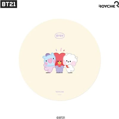 BT21 Minini Muismat (2 kleuren) Yellow white