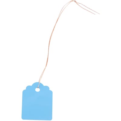 200 pièces PVC Suspendu Fleur Plante Graine Nom Étiquette Marqueur Panneau Extérieur bleu