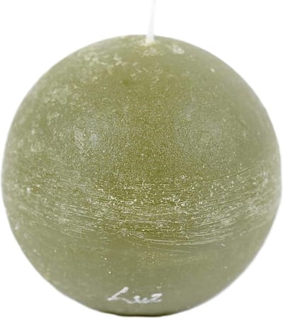 Rasteli Luz Your Senses Kaars- Bolkaars Groen D 10 cm