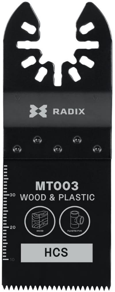 Radix - Multitool zaagblad - HCS - 14 tanden (1.8mm) - Geslepen - 40x34mm