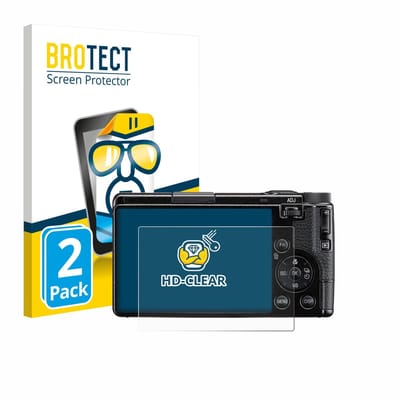 BROTECT - Screenprotector voor Ricoh GR IV HDF 2025 - Folie Beschermfolie transparant 2 Stuks