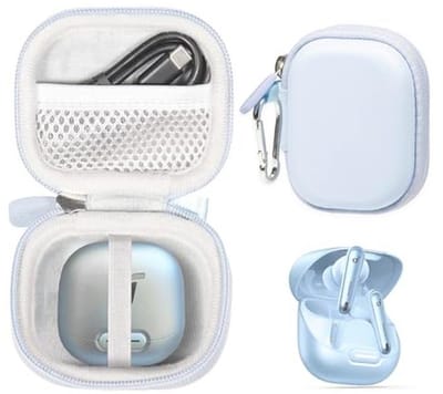 Draadloze Oordopjes Case - Lichtblauw - Compact en Beschermend
