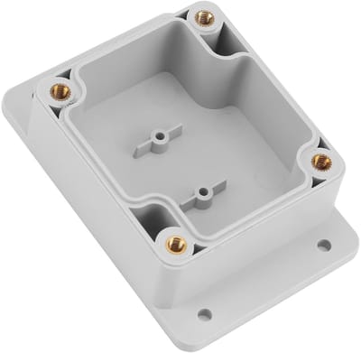 Elektrische Projectbox - Verbindingsdoos Behuizing - Binnen en Buiten - IP65 Waterdicht Vlamvertragend - 89x59x35 mm - Grijs