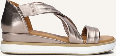 Inuovo 113012 Sandalen - Met Sleehak - Dames - Brons - Maat 37