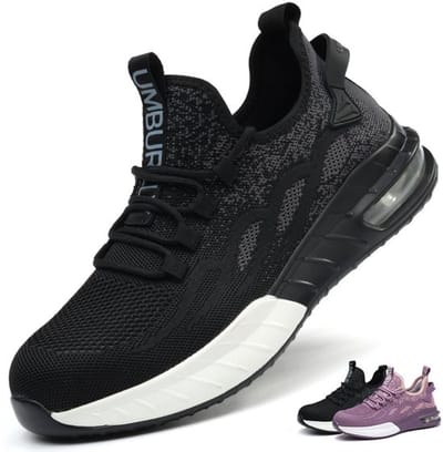 Veiligheidsschoenen Lichtgewicht - Werkschoenen Dames/Heren - Stalen Neus - Antislip - Ademend - Anti-prik