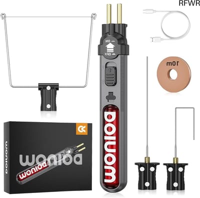 RFWR® Draadloze piepschuimsnijder met USB-C-opladen en LED-verlichting - Voor creatief snijden en knutselen