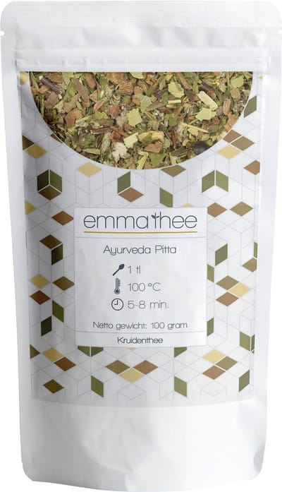 Ayurveda Pitta 100 Gram - Losse Thee - Puur & Natuurlijk - Verkoelende Kruidenblend