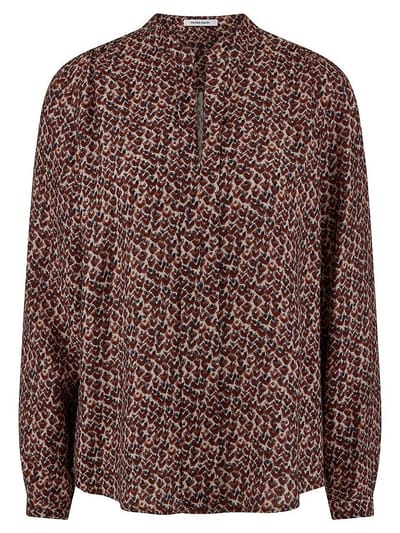 Blouse lange mouwen Van Peter Hahn multicolour