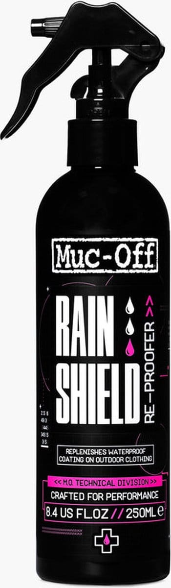 Muc-Off Rain Shield Re-Roofer Motor Fiets Kleding Waterdichte Coating 250ml Spray - 20506