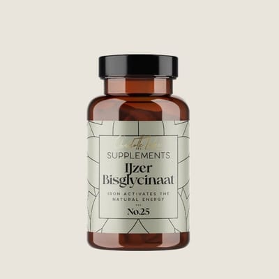 IJzer Bisglycinaat met Vitamine C | 60 capsules | IJzertabletten tegen Vermoeidheid | CL Health by Charlotte Labee