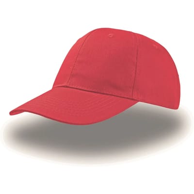 Atlantis Headwear Start Six Cap AT613 - Red - One size