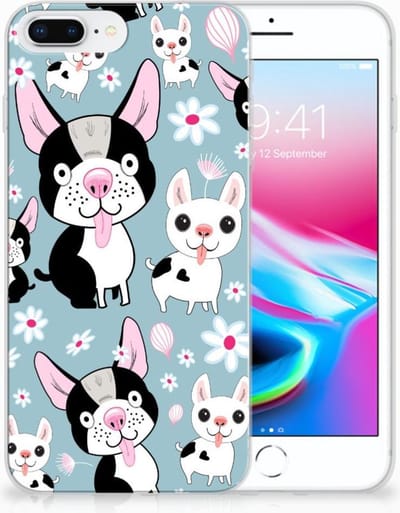 Apple iPhone 7 Plus | 8 Plus TPU Hoesje Hondjes