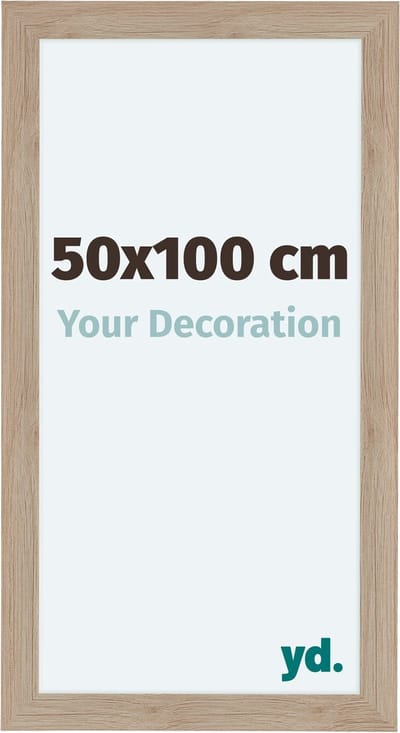 Your Decoration - Fotolijst 50x100 cm - MDF - Eiken Licht - Como