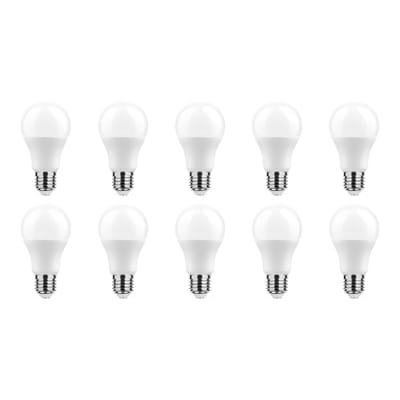 Technik E27 LED Lamp 11.1W - 1055lm - 2700K - Warm Wit - LED Globe A60 - Vervangt 75W Halogeen Gloeilamp - 10 stuks