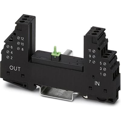 Phoenix Contact 2839208 PT 2X2-BE Overspanningsveilige sokkel Set van 10 stuks Overspanningsbeveiliging voor: Verdeelkast 10 stuk(s)