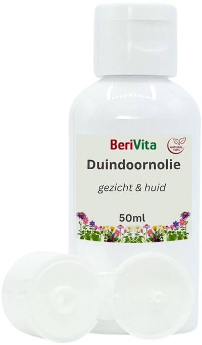 Duindoornolie Puur 50ml - Huidolie en Gezichtsolie - Sea Buckthorn Oil