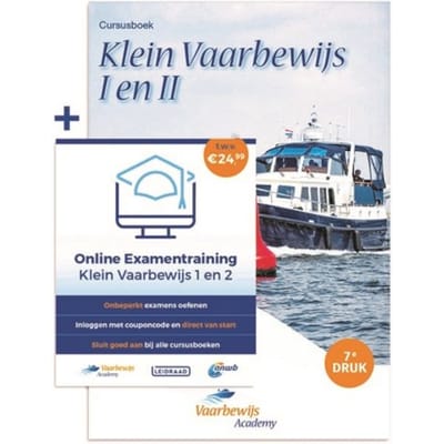 Vaarbewijs Academy Cursusboek Klein Vaarbewijs I En Ii + Online Examentraining - Bas Henrichs