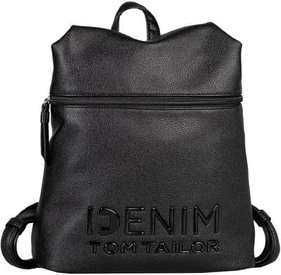 TOM TAILOR vrijetijdsrugzak rugzak Aveline Backpack Black zwart