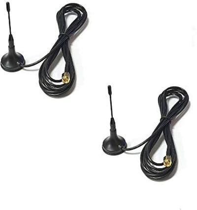 GSM Antenne Zuignap Magnetische Montage 2 Stuks 1,5 m 900/1800 MHz