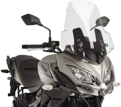 Motor Windscherm - Deflector Kuipruit - Rijcomfort Vergroten - Impactbestendig Acryl - 3-4 mm dik - Smoke Grey