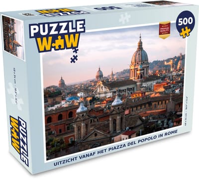 Puzzel Rome - Italië - Gebouwen - Legpuzzel - Puzzel 500 stukjes