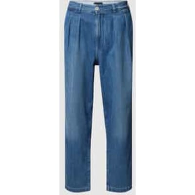 Relaxed fit jeans met stolpplooien, model 'RUSCAN'
