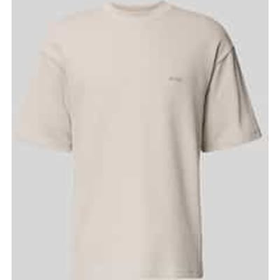 Regular fit T-shirt van katoenmix model 'TE_HIVE'
