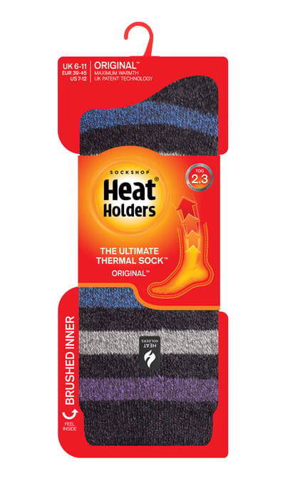 Heat Holders Heren extra dikke warme thermo sokken - Charcoal (Dublin)