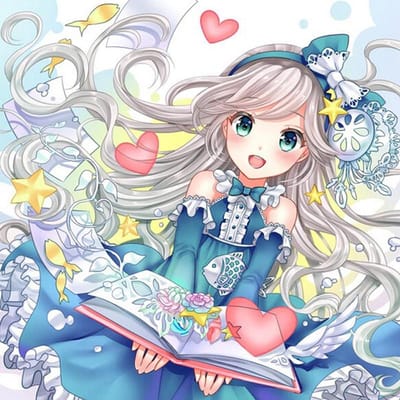 Décor à la maison dessin animé Anime fille 5D bricolage diamant peinture point de croix Kit autocollant mural mosaïque diamant broderie peinture 30X30CM gray