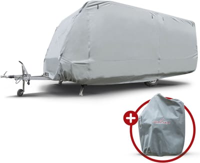 Walser Premium caravanzeil - weerbestendige caravanhoes 430x250x220 cm grau