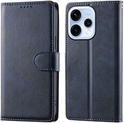 Coverup Hoesje - Geschikt voor OPPO Reno15 Hoesje - Coverup Book Case - Blauw