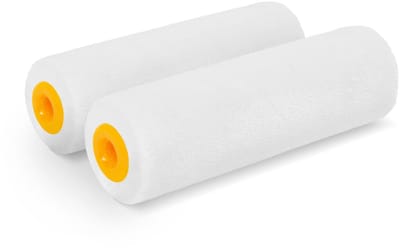 Verfroller Set 4 Stuks + Beugel – 2× Acryl En 2× Schuimrollers – Voor Muur-, Latex-, Dispersie- En Lakverf [11181]