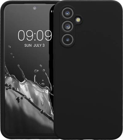 Casemania Hoesje Geschikt voor Samsung Galaxy A05s - Zwart - Siliconen Back Cover