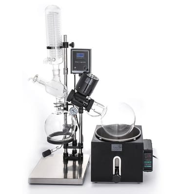 Roterende Verdamperset - Laboratoriumapparatuur - 5 L Capaciteit - 40 W Motor - Incl. Verwarmingswaterbad