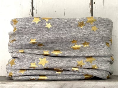 MixG | Colsjaal winter | Grijs| Gouden sterren | Meisje en jongen