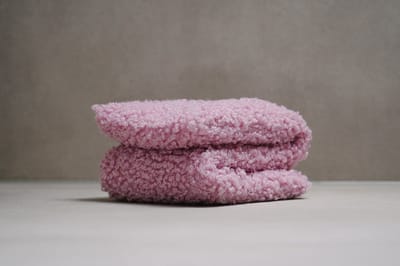 Loeiwarm Toos - Pittenzak - Pittenkussen - Pittenzak magnetron - 60 x 15 cm - Teddy stof - lijnzaad - Wasbare hoes - Roze