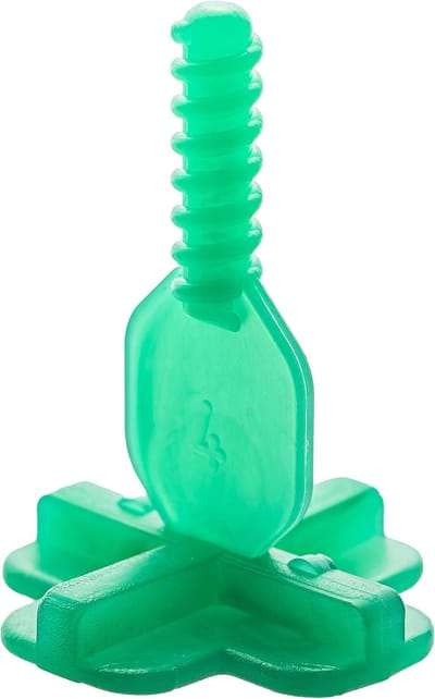 Tegel nivelleringssysteem - Tegel afstandhouders - Vlakke tegels leggen - 4 mm voegbreedte - 250 stuks - groen