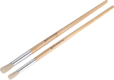 COPENHAGEN PRO RONDE LYONS PENSELEN SET, MT. 14-18, WIT CHINEES VARKENSH