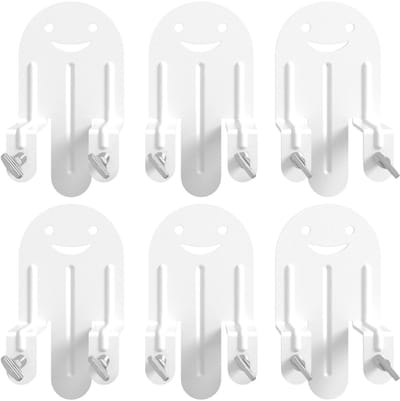 Dailygoody - Matrasgrijpers - Antislip Matrashouder - Verstelbare Grijpers - Wit - Grijpers voor Bedframe - Voorkomt Wegrijden van Matras - Geschikt v